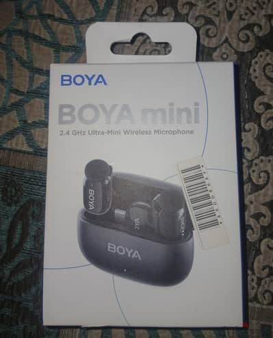 مايك لاسلكي بويا ميني BOYA mini (بحالة الزيرو / كأنه جديد تماماً)