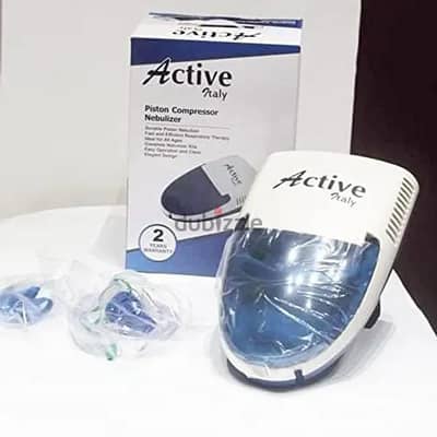 جهاز نيبولايزر Active Italy لضغط الهواء وجلسات الاستنشاق