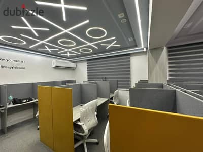 Office headquarters for rent 350 furnished with luxurious office furniture and air conditioning official administrative license on a main street
