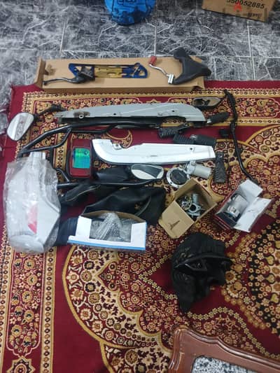قطع غيار جديده ومستعمله لموتوسيكلات متنوعه
