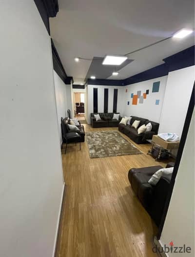 Furnished office for administrative rent 185m Janaklis Abu Qir street directly