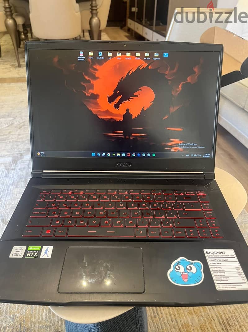 MSI GF63 thin 11