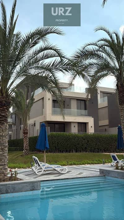 Standalone villa 3 floors fully finished with private pool 15 year installments or 64% instant discount directly on Suez Road near SODIC East and Al G