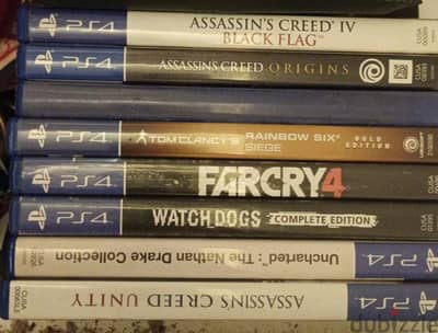 assassins creed origins - unity - black flag , watch dogs , uncharted,