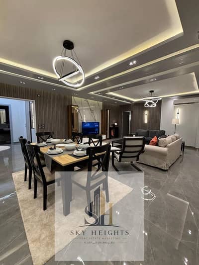 Fully furnished luxury apartment for rent in Sodic Villette Sky Condos, Golden Square, Fifth Settlement, New Cairo, 180 sqm, 3 bedrooms and 3 bathroom