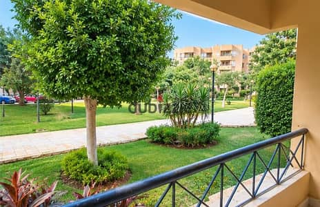 Apartment for rent in Al-Rehab, ground floor with a garden, 157 meters next to services