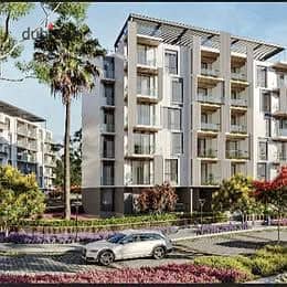 A distinctive apartment for sale in "The Icon" compound—a development offering comprehensive services and amenities—located in the Fifth Settlement, a