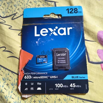 Lexar SD Card 128GB - كارت ميموري ليكسار 128 جيجا