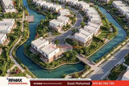 Open view with the lowest down payment Twin house villa for sale in Creeks, Alexandria
