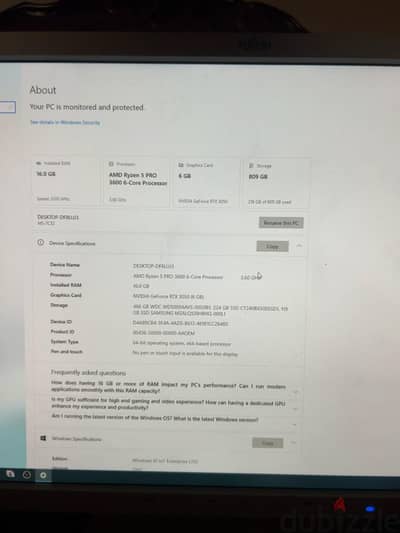 Gaming PC للبيع بحالة ممتازة + شاشة 24 بوصة وجميع الملحقات