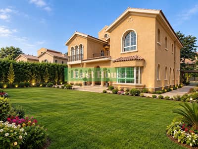For sale in Madinaty a fully finished villa ready to move in completely settled with the developer on a prime 735 sq m plot.
