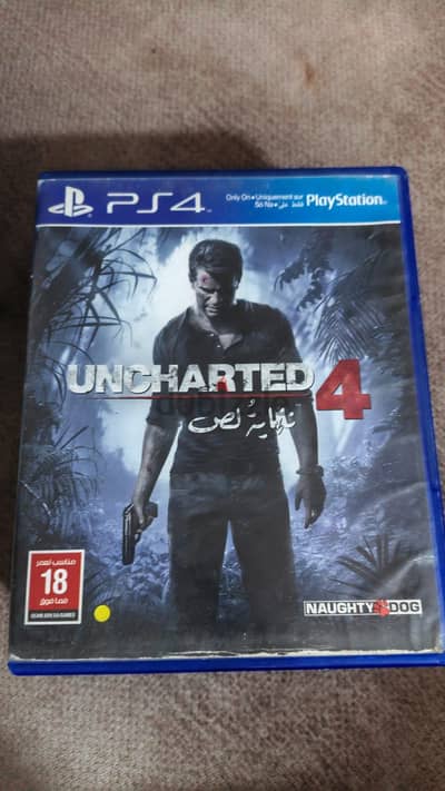 أسطوانة  Uncharted 4 بلايستيشن ٤