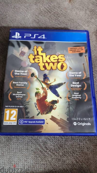 اسطوانة لعبة it takes two  بلايستيشن ٤