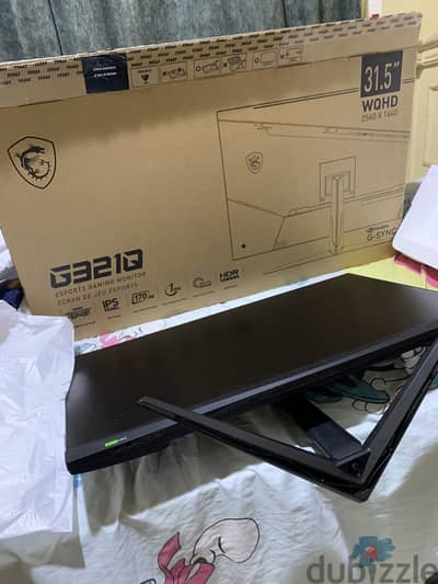 شاشه جيمينج monitor gaming msi 32inch 170hz Fast ips 1ms
