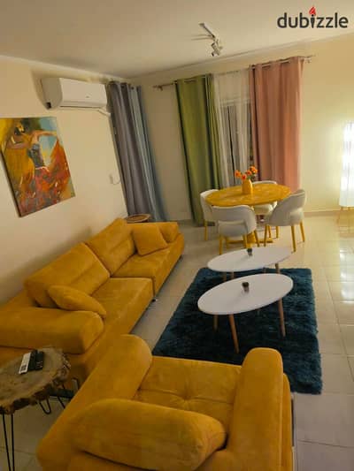 Furnished 131 sqm apartment for rent in Al Rehab; prime location near Services.