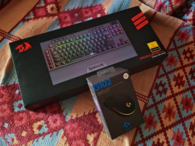 Gaming Keyboard + Mouse Combo | Redragon & Logitech | 2800 EGP