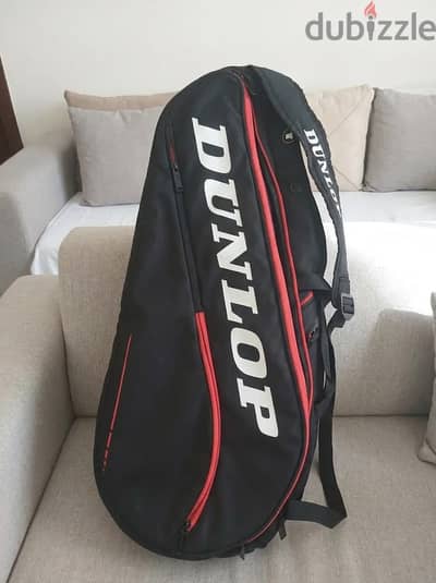 شنطة دنلوب أصلية لمضربين كالجديدة تماماً – Dunlop Tennis & Padel Bag
