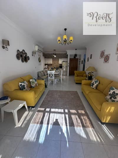 للبيع فيلا مميزة مفروشه  - قريه غزاله باي - الساحل الشمالى For sale fully furnished villa overlooking swimming pools – Ghazala Bay – North Coast
