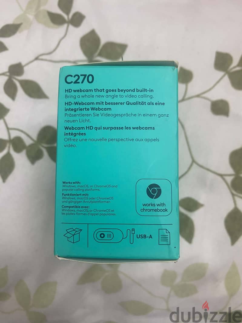 Logitech c270 HD (Web cam) 3