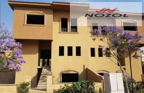Twin house Villa for sale with BEST Price & layout view lake & landscape at Compound Moon Valley 2- New Cairo