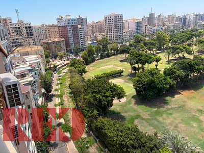 160 sqm apartment for sale in Cleopatra, Sporting Club view, 3 bedrooms, master room, 2 baths, 11th floor, private rooftop, land share, built 2007.