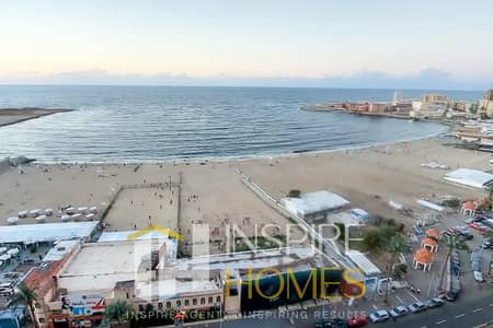 Furnished Apartment in Bahary Directly on the Sea, on a High Floor with Open Views