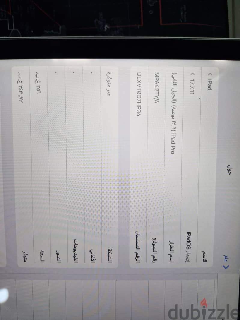 IPAD PRO 12.9 GEN2 256G WIFI + SIM 4