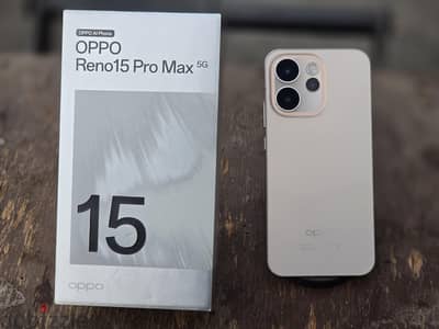 OPPO Reno 15 Pro max  بدون خربوش كالجديد 12 512