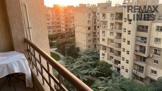 Furnished apartment for rent in Madinaty B6 area 90m² special finishing garden and park view close to South Park