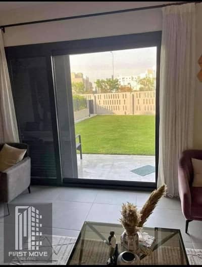 Inspect and receive a lagoon view villa immediately in the Fifth Settlement at the best location in front of Rehab and Family Park on the New Suez Road 4 rooms all facing the view and a large garden