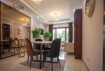 Apartment for sale, furnished and immediate delivery in the Fifth Settlement in Edrees East Compound, the area of the apartment is 167 and its cash price is 8 million and 400 thousand in a fully serviced compound.