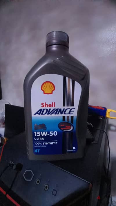 Shell Advance 15w50 زيت موتوسيكل