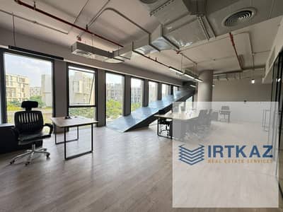 Office For Rent Fully Finished + Furnished with Best Rental Price in EDNC New Cairo