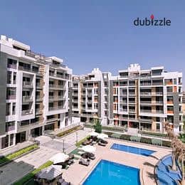 A distinctive apartment for sale in "The Icon" compound—a development offering comprehensive services and amenities—located in the Fifth Settlement, a