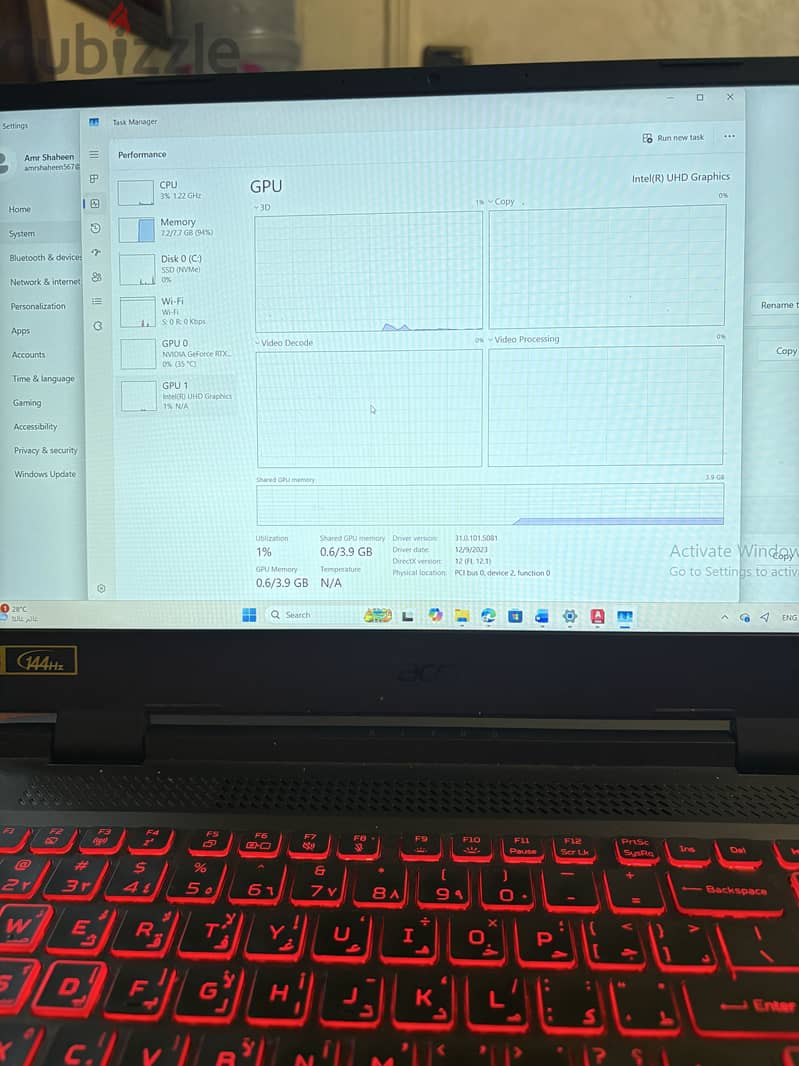Acer laptop Mona 13