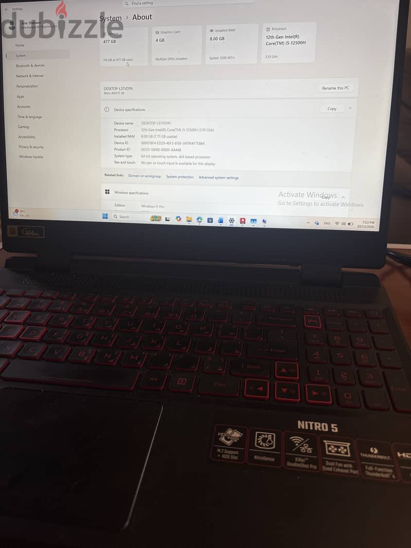 Acer laptop Mona 14