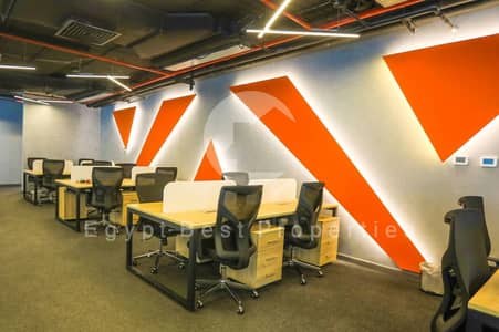HOT DEAL Finished Office 1000m South 90th Direct for Rent in VOGUE Mall 5th Settlement New Cairo