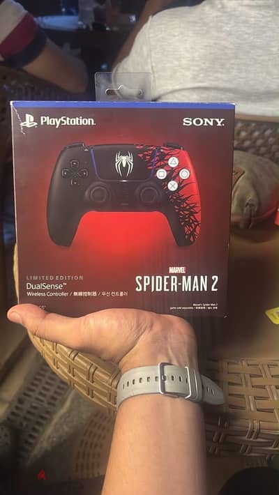 ps5 controller spider edition like new