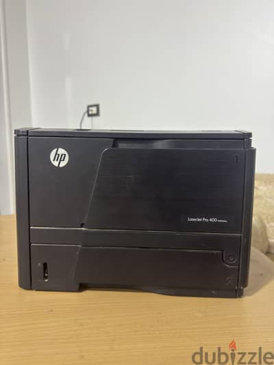 طابعة HP LaserJet Pro 400 M401dne ليزر أبيض وأسود