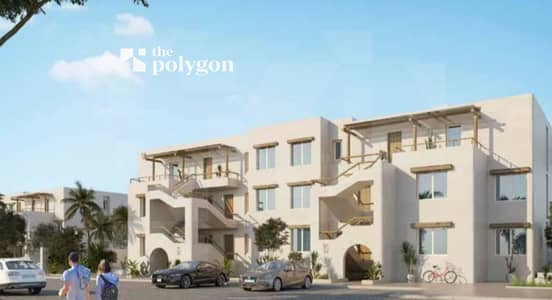 Fully finished 2 bedroom sea view chalet for sale in Hacienda West Palm Hills Ras El Hekma, 114m with installments
