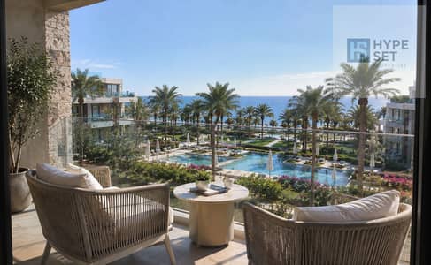 with EGP 920,000 Down Payment , Own Ready to Move & Fully Finished Chalet Sea & Pool View | Ain Sokhna | Near IL Monte Galala , Telal & Porto