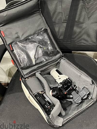 كاميرا sony zv e10+جمبل crane-m3 combo+عدسه 18-135