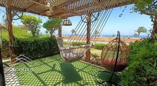 First Row Sea View Chalet for Sale in La Vista 6 Ain Sokhna Fully Finished High End North-Facing Near Services & Telal Sokhna