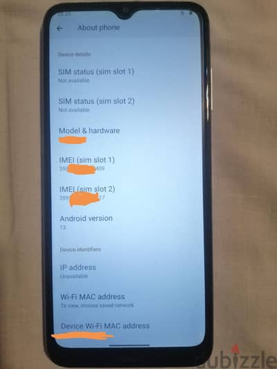 نوكيا Nokia G20 مساحة 128 جيجا و4 رام - بحالة ممتازة بالعلبة الوصف
