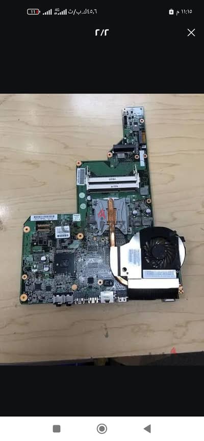 بوردة  hp g62خلع بالبروسيسور core i3