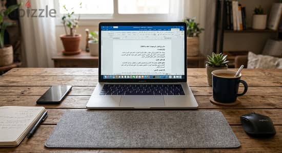 تفريغ صوتي وكتابة وورد وتسليم سريع
