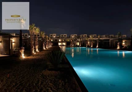 شاليه غرفتين متشطب استلام قريب للبيع في Hacienda West الساحل الشمالي