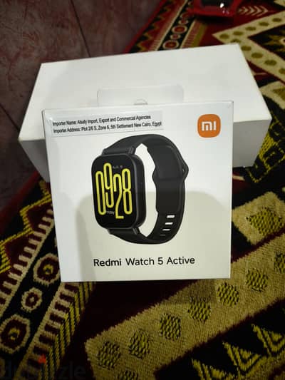 ⌚ للبيع: ساعة Redmi Watch 5 Active (كسر زيرو / حالة الجديد تماماً) ⌚