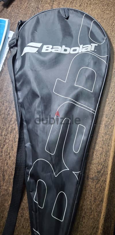 مضرب اسکواش Dunlop للبيع + جراب  Babolat وكرة