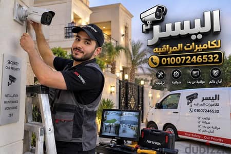 مهندس تركيب وصيانة كاميرات مراقبة في أكتوبر الشيخ زايد 01007246532